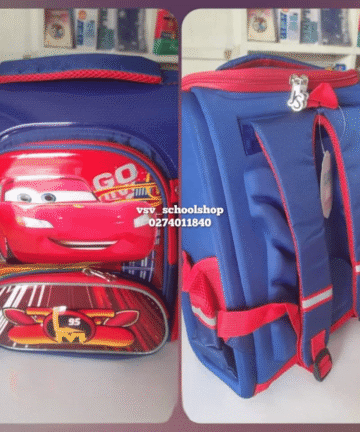 Pink School Bag - 5