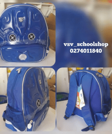 Blue School Bag - 8