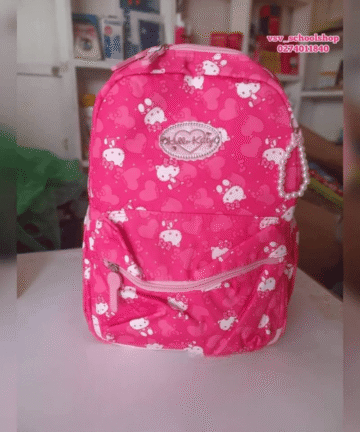 Pink School Bag - 9